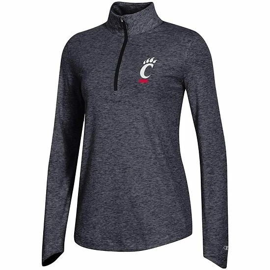 Women's Champion Heathered Black Cincinnati Bearcats Field Day Quarter-Zip Jacket Women's Champion Heathered Black Cincinnati Bearcats Field Day Quarter-Zip Jacket -Champion shop unnamed file 9461