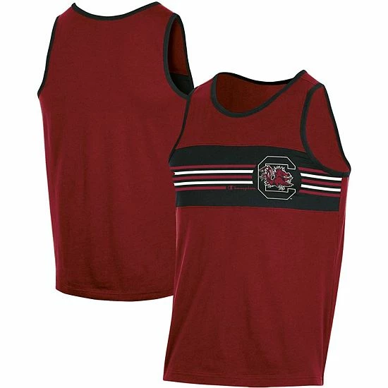 Men's Champion Garnet South Carolina Gamecocks Colorblock Tank Top Men's Champion Garnet South Carolina Gamecocks Colorblock Tank Top -Champion shop unnamed file 9462