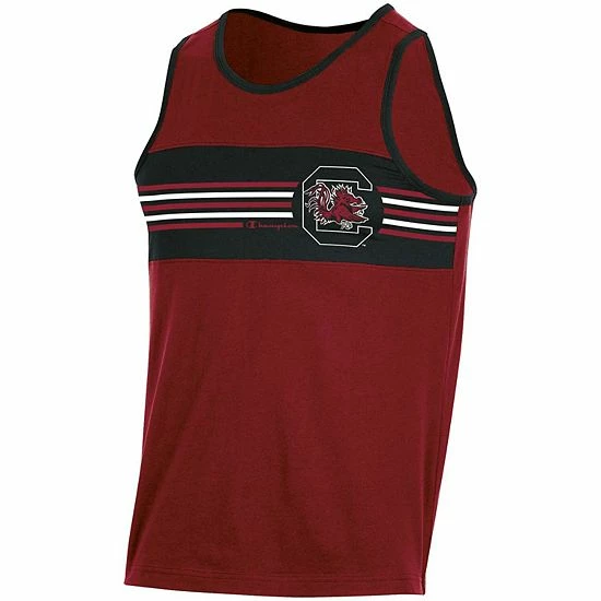 Men's Champion Garnet South Carolina Gamecocks Colorblock Tank Top Men's Champion Garnet South Carolina Gamecocks Colorblock Tank Top -Champion shop unnamed file 9463