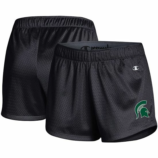 Women's Champion Black Michigan State Spartans Mesh Shorts Women's Champion Black Michigan State Spartans Mesh Shorts -Champion shop unnamed file 9474