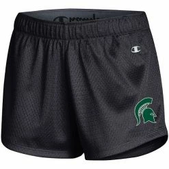 Women's Champion Black Michigan State Spartans Mesh Shorts 4 Women's Champion Black Michigan State Spartans Mesh Shorts -Champion shop unnamed file 9476