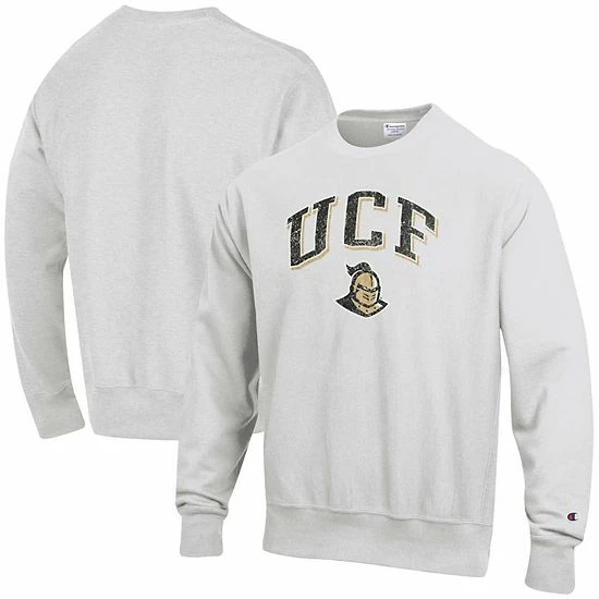 Men's Champion Gray UCF Knights Arch Over Logo Reverse Weave Pullover Sweatshirt Men's Champion Gray UCF Knights Arch Over Logo Reverse Weave Pullover Sweatshirt -Champion shop unnamed file 9529