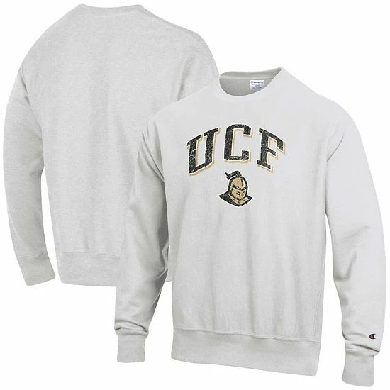 Men's Champion Gray UCF Knights Arch Over Logo Reverse Weave Pullover Sweatshirt Men's Champion Gray UCF Knights Arch Over Logo Reverse Weave Pullover Sweatshirt -Champion shop unnamed file 9530