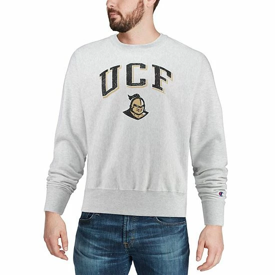 Men's Champion Gray UCF Knights Arch Over Logo Reverse Weave Pullover Sweatshirt Men's Champion Gray UCF Knights Arch Over Logo Reverse Weave Pullover Sweatshirt -Champion shop unnamed file 9533