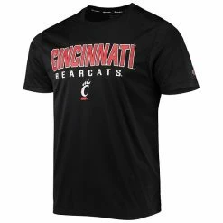 Men's Champion Black Cincinnati Bearcats Stack T-Shirt -Champion shop unnamed file 9548