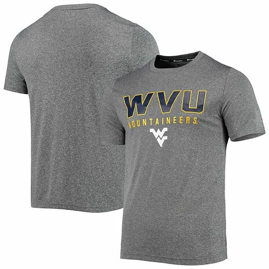 Men's Champion Gray West Virginia Mountaineers Stack T-Shirt Men's Champion Gray West Virginia Mountaineers Stack T-Shirt -Champion shop unnamed file 9557