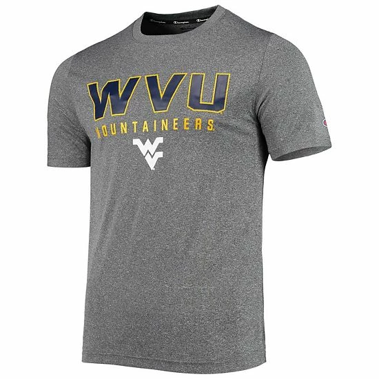 Men's Champion Gray West Virginia Mountaineers Stack T-Shirt Men's Champion Gray West Virginia Mountaineers Stack T-Shirt -Champion shop unnamed file 9559