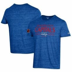 Men's Champion Blue Washington Capitals Tri-Blend T-Shirt -Champion shop unnamed file 9576