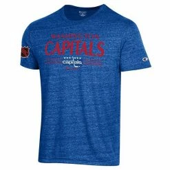 Men's Champion Blue Washington Capitals Tri-Blend T-Shirt -Champion shop unnamed file 9577