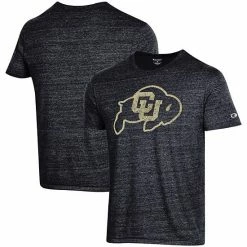 Men's Champion Heathered Black Colorado Buffaloes Vault Logo Tri-Blend T-Shirt 3 Men's Champion Heathered Black Colorado Buffaloes Vault Logo Tri-Blend T-Shirt -Champion shop unnamed file 9601