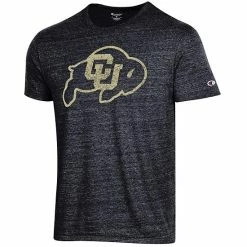Men's Champion Heathered Black Colorado Buffaloes Vault Logo Tri-Blend T-Shirt 4 Men's Champion Heathered Black Colorado Buffaloes Vault Logo Tri-Blend T-Shirt -Champion shop unnamed file 9602
