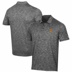 Men's Champion Black Arizona State Sun Devils Micro Mesh Space Dye Polo