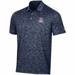 Men's Champion Navy Arizona Wildcats Micro Mesh Space-Dye Polo -Champion shop unnamed file 9672