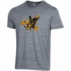 Men's Champion Heathered Gray Iowa Hawkeyes Vault Logo Tri-Blend T-Shirt 4 Men's Champion Heathered Gray Iowa Hawkeyes Vault Logo Tri-Blend T-Shirt -Champion shop unnamed file 9684