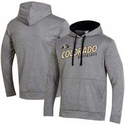 Men's Champion® Heathered Gray Colorado Buffaloes Field Day Fleece Pullover Hoodie 3 Men's Champion® Heathered Gray Colorado Buffaloes Field Day Fleece Pullover Hoodie -Champion shop unnamed file 9731