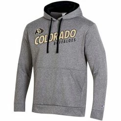 Men's Champion® Heathered Gray Colorado Buffaloes Field Day Fleece Pullover Hoodie 4 Men's Champion® Heathered Gray Colorado Buffaloes Field Day Fleece Pullover Hoodie -Champion shop unnamed file 9732