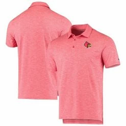 Men's Champion Red Louisville Cardinals Micro Mesh Space-Dye Polo -Champion shop unnamed file 9769