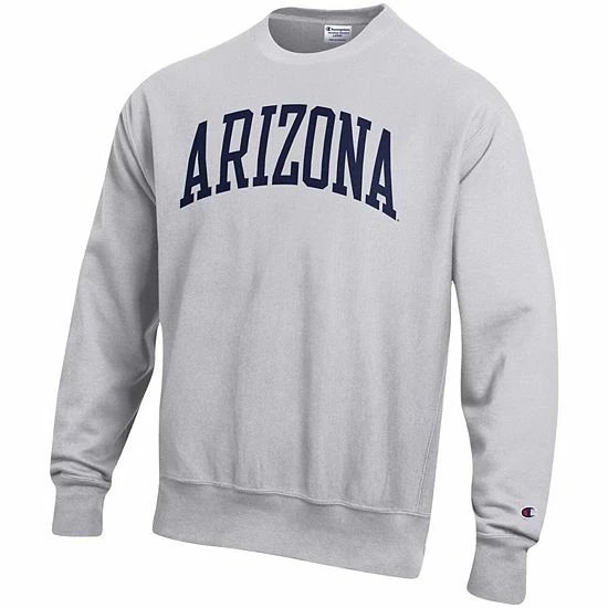 Men's Champion Heathered Gray Arizona Wildcats Arch Reverse Weave Pullover Sweatshirt Men's Champion Heathered Gray Arizona Wildcats Arch Reverse Weave Pullover Sweatshirt -Champion shop unnamed file 9774