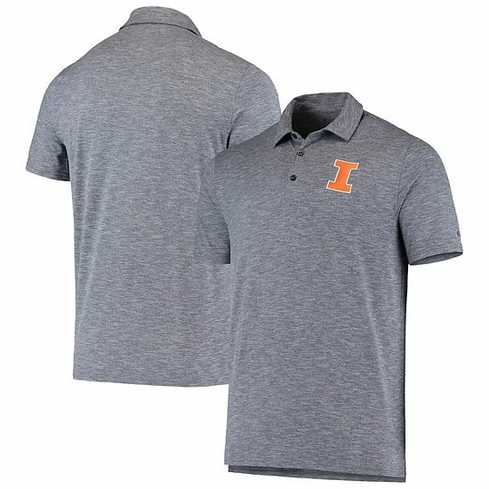Men's Champion Navy Illinois Fighting Illini Micro Mesh Space-Dye Polo Men's Champion Navy Illinois Fighting Illini Micro Mesh Space-Dye Polo -Champion shop unnamed file 9777