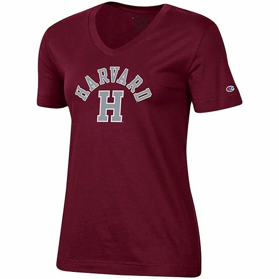 Women's Champion Crimson Harvard Crimson University Arch Logo V-Neck T-Shirt Women's Champion Crimson Harvard Crimson University Arch Logo V-Neck T-Shirt -Champion shop unnamed file 9792