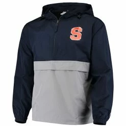 Men's Champion Navy Syracuse Orange Colorblock Packable Half-Zip Jacket 3 Men's Champion Navy Syracuse Orange Colorblock Packable Half-Zip Jacket -Champion shop unnamed file 9795