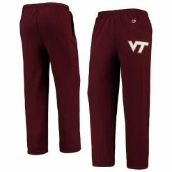 Men's Champion Maroon Virginia Tech Hokies College Powerblend Pants -Champion shop unnamed file 9807
