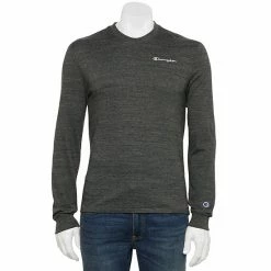 Men's Champion® Powerblend Classic Tee Navy Heather -Champion shop unnamed file 981