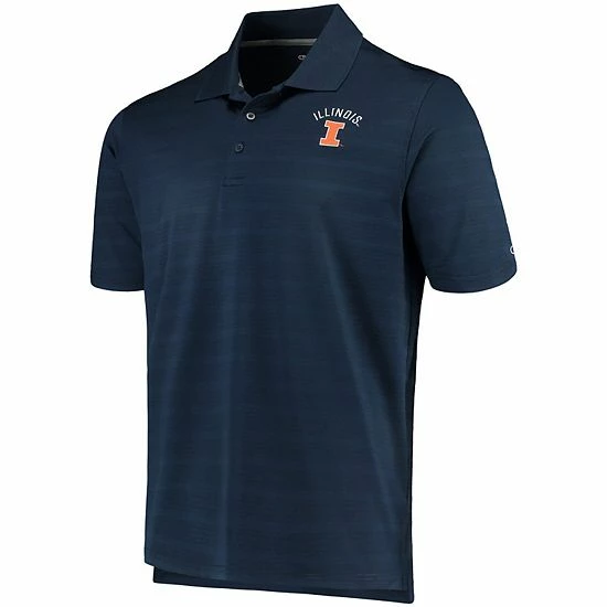 Men's Champion Navy Illinois Fighting Illini Textured Polo Men's Champion Navy Illinois Fighting Illini Textured Polo -Champion shop unnamed file 9823