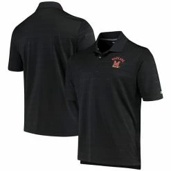 Men's Champion Black Maryland Terrapins Textured Polo -Champion shop unnamed file 9827