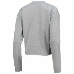 Women's Champion Heathered Gray Florida State Seminoles Boyfriend Cropped Long Sleeve T-Shirt 5 Women's Champion Heathered Gray Florida State Seminoles Boyfriend Cropped Long Sleeve T-Shirt -Champion shop unnamed file 9838