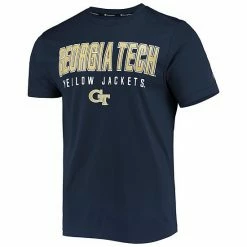Men's Champion Navy Georgia Tech Yellow Jackets Stack T-Shirt 3 Men's Champion Navy Georgia Tech Yellow Jackets Stack T-Shirt -Champion shop unnamed file 9840