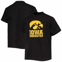 Youth Champion Black Iowa Hawkeyes Team Lockup T-Shirt