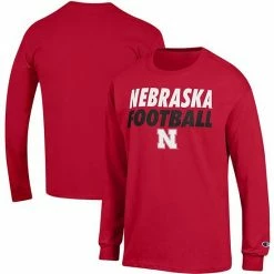 Men's Champion Scarlet Nebraska Huskers Game Ready Football Long Sleeve T-Shirt 3 Men's Champion Scarlet Nebraska Huskers Game Ready Football Long Sleeve T-Shirt -Champion shop unnamed file 9869