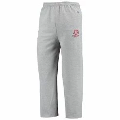 Men's Champion Heathered Gray Texas A&M Aggies Powerblend Pants -Champion shop unnamed file 9896