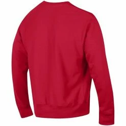Men's Champion Scarlet Nebraska Huskers Vault Logo Reverse Weave Pullover Sweatshirt -Champion shop unnamed file 9902