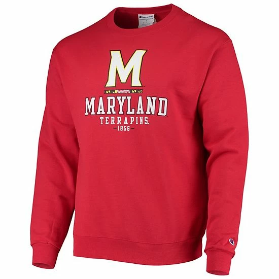 Men's Champion Red Maryland Terrapins Team Stack Powerblend Pullover Sweatshirt Men's Champion Red Maryland Terrapins Team Stack Powerblend Pullover Sweatshirt -Champion shop unnamed file 9928