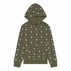 Boys 8-20 Champion® Multicolor Script Fleece Hoodie Olive -Champion shop unnamed file 993