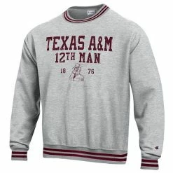 Men's Champion Heathered Gray Texas A&M Aggies 12th Man Centennial Vault Collection Pullover Hoodie 4 Men's Champion Heathered Gray Texas A&M Aggies 12th Man Centennial Vault Collection Pullover Hoodie -Champion shop unnamed file 9942