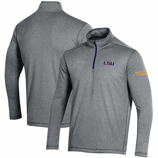 Men's Champion Gray LSU Tigers Victory Quarter-Zip Jacket Men's Champion Gray LSU Tigers Victory Quarter-Zip Jacket -Champion shop unnamed file 9977