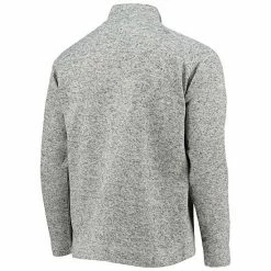 Men's Champion Heathered Gray LSU Tigers Fleece Raglan Quarter-Zip Jacket -Champion shop unnamed file 9992